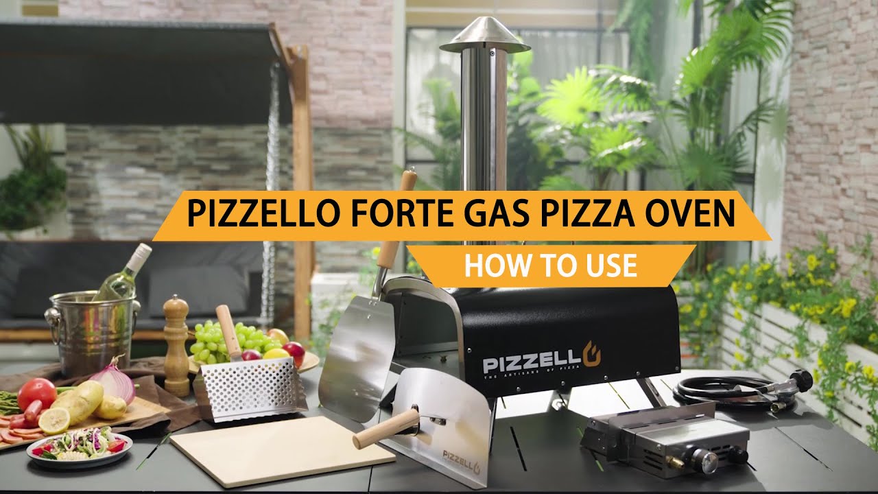Pizzello Forte Gas 12 Outdoor Pizza Oven Propane & Wood YouTube