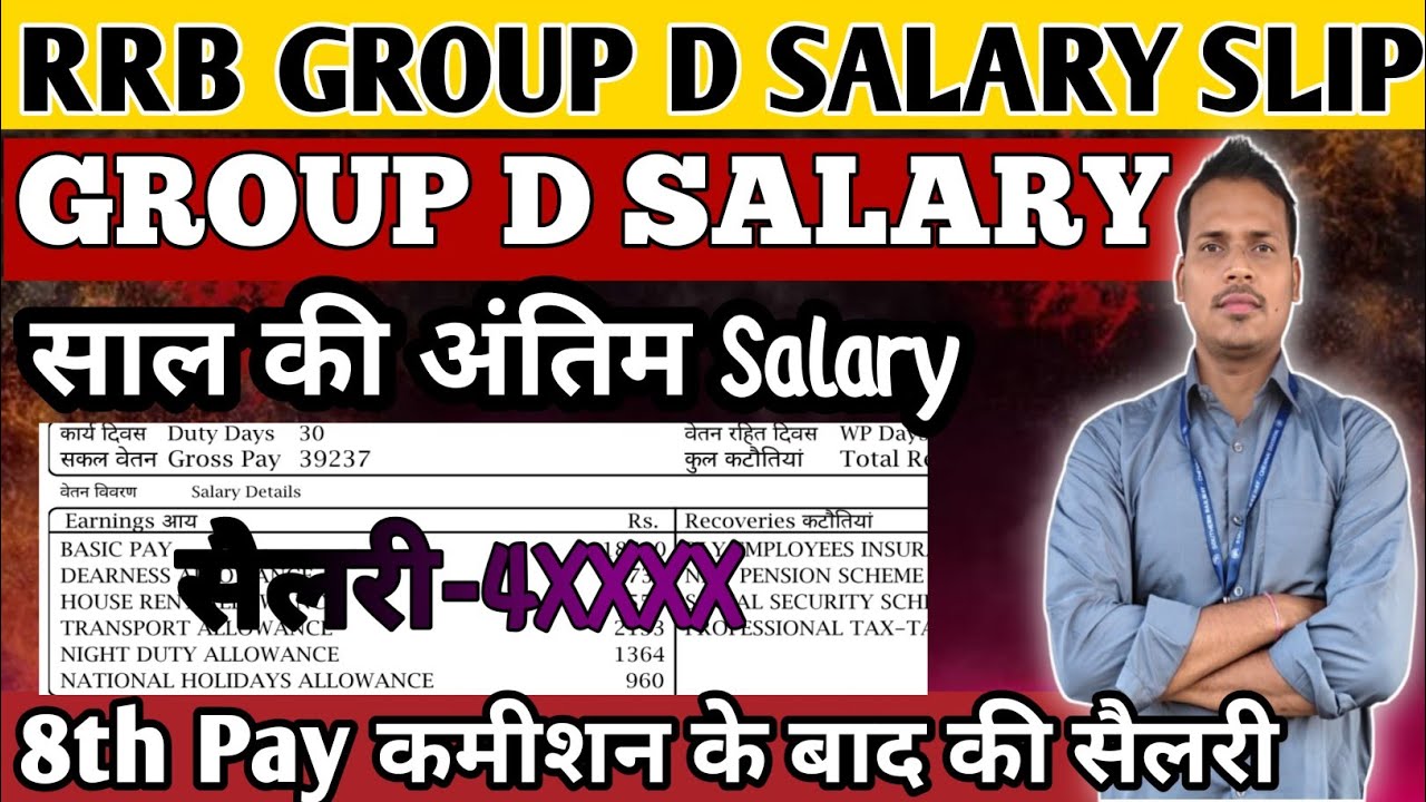 Railway Group D Salary 2025 |  Allowances, Pay Scale, Promotion | RRB Group D Salary Slip 
