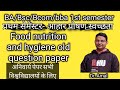 BA/Bsc/Bcom/Bba 1st semester co-curricular -food nutrition and hygiene (आहार पोषण एवं स्वच्छता) 