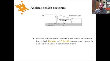 Geodynamics - Lecture 9.4: Channel flow in salt tectonics