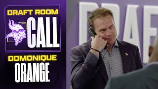 Domonique Orange Becomes A Viking | Draft Room Call