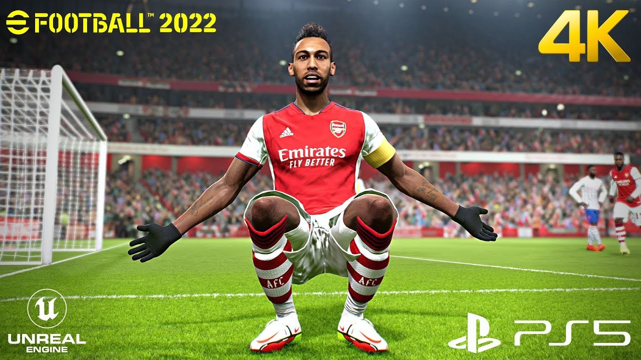 eFootball PES 2022 - Arsenal vs. Manchester United - Full Match PS5 Next  Gen Gameplay