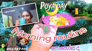 On the morning of vap pohoya ???️      තනියම දවසක් ? Solo daily vlog?❤️?️    poyaday  sinhala