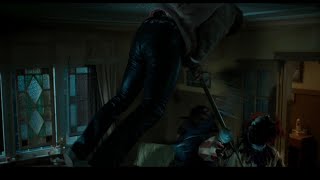 Girl wearing leather trousers stabbed in belly 2025
