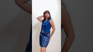 Denim top you need 🔥 #shorts #viral #trending #youtubeshorts Ishwari Kale/Proceedinstyle