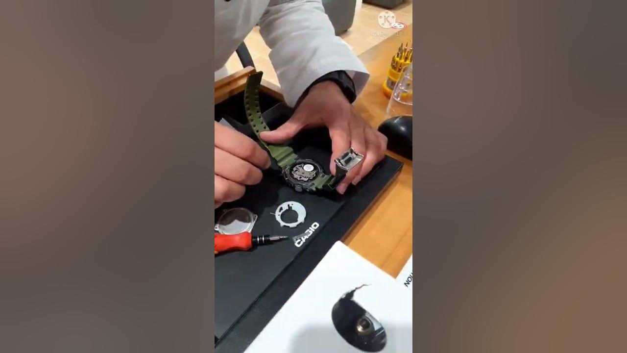 G SHOCK BATTERY REPLACE YouTube