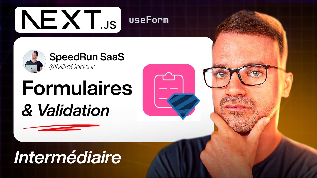 Next.js Formulaires : la validation simple avec RHF & Zod