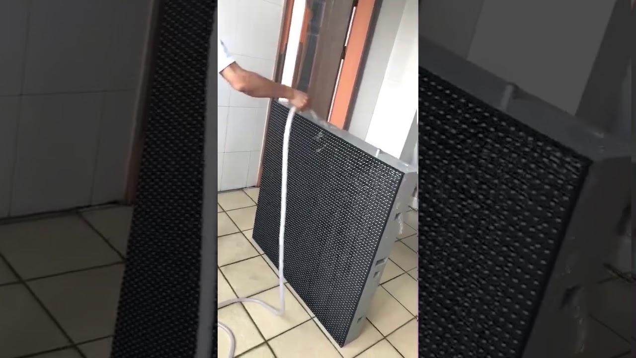 outdoor waterproof led display cabinet  waterproof testing