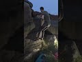 Rocket Boy V6/7A (Burbage North) #shorts #climbing #bouldering #dyno #grit