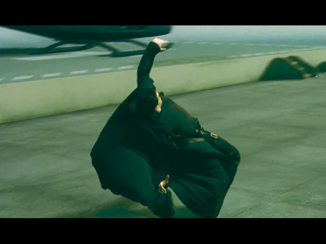 Neo Dodging Bullets | The Matrix class=