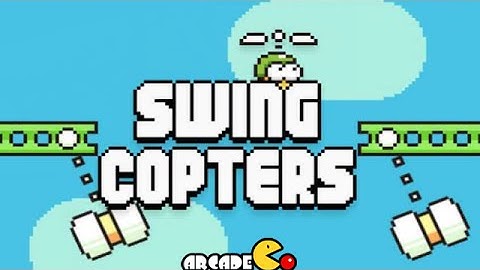 Swing Copters Gameplay by Flappy Bird Creator Dong Nguyen