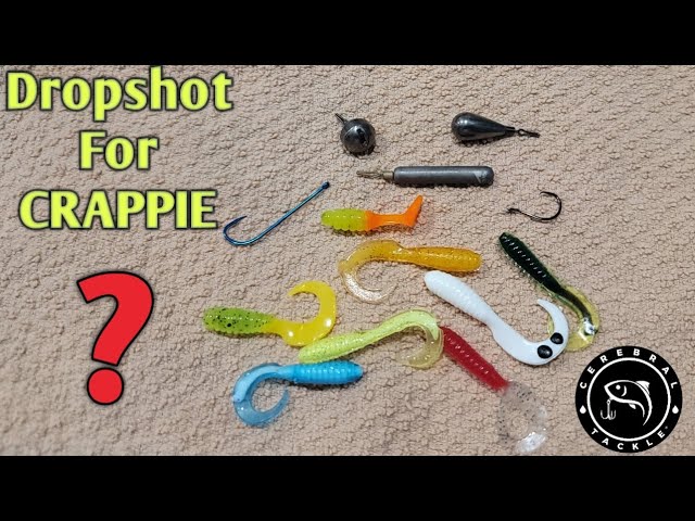 How to Dropshot For Crappies - Double Drop Shot Rig - (Crappie Fishing) 