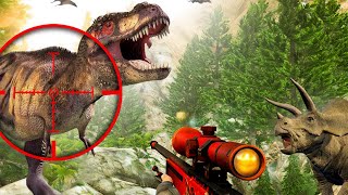 जंगल डायनासोर हंटर एफपीएस शूटिंग गेम एंड्रॉइड गेमप्ले screenshot 5