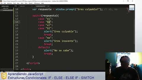 Aprendiendo Javascript - Estructuras condicionales (Parte 2)