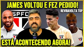 ACONTECEU AGORA! JAMES RODRIGUEZ VOLTOU AO SÃO PAULO E PODE JOGAR!