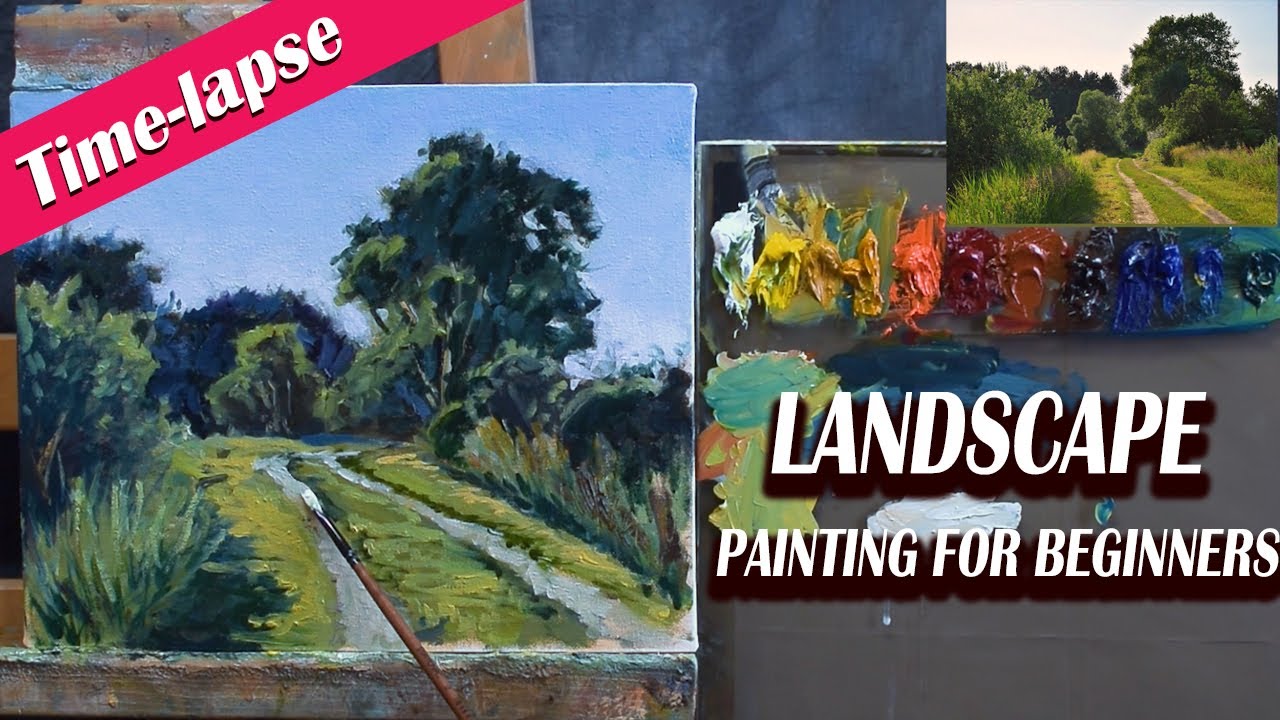 How to Paint Landscape With Oils - YouTube