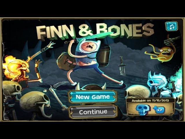 ADVENTURE TIME: FINN AND BONES jogo online gratuito em Minijogos