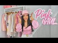 PINK HAUL - COMPRÉ TODO ROSA Y ME PRUEBO TODO🌸 || KATTE CASTRO