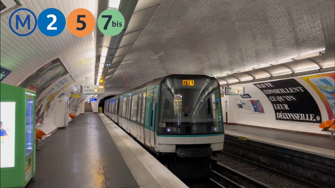 Spot à Jaurès métro ligne 2, 5, et 7bis