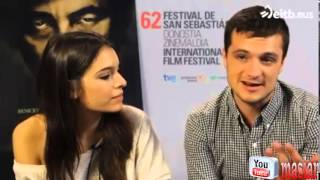 Claudia Traisac teaches spanish to Josh Hutcherson / &quot;¿Puede ayudarrrrrme?&quot;