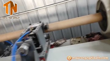 Máy Cắt Ống Giấy Lõi Giấy Bán Tự Động | Máy Cắt Ống Giấy Công Nghiệp | Máy Cắt Ống Lõi Giấy