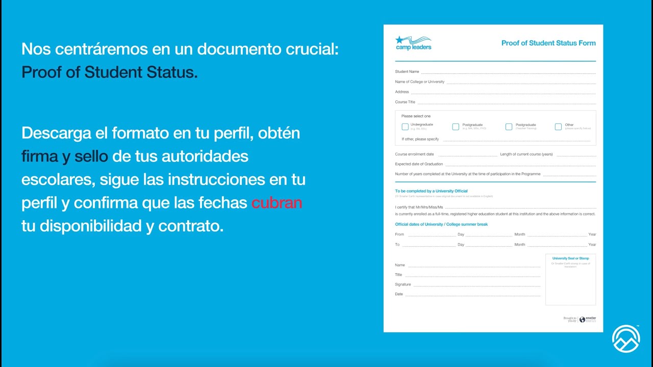 Student Status Proof of Student Status - ¿Cómo subir el documento a mi perfil? - YouTube