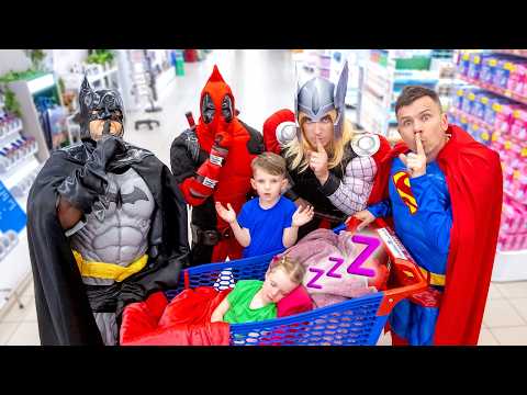 Alex Finds Superheroes in a Supermarket! 🦸