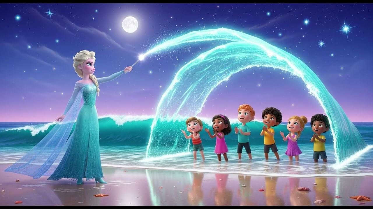 Светящиеся чудеса океана с Эльзой и ее волшебной палочкой