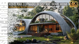 FORTIFIED DOME HOUSE: Wind and Tornado Resistant Home Concept