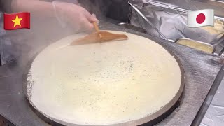 { Review} Bánh Crepe , Món Ăn Đường Phố Nhật Bản - NamBa - OSAKA