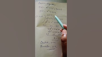 find the division algorithm