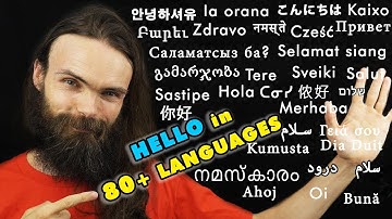 How to say HELLO in 80+ languages (ASMR Whispers)