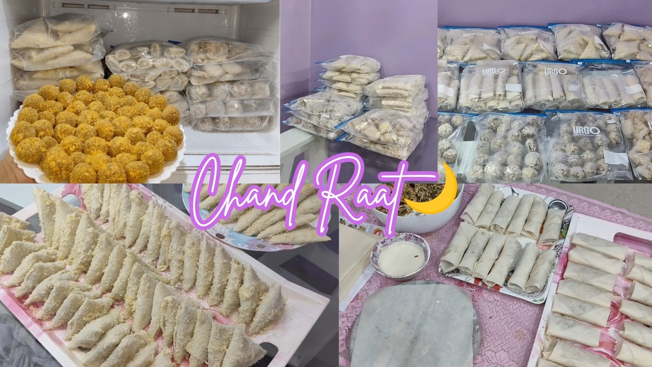 Chand Raat Vlog 🌙 | Ramzan Ki Tayyari | Frozen Items Prep + Imli Ki Chutney | D-Mart Haul