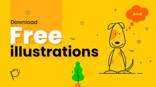 Amazing FREE Illustrations websites for your next creative designs in Hindi #freevectors