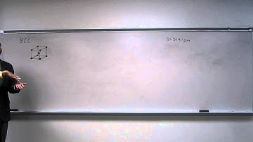 Body-Centered Cubic Unit Cell - Atomic Radius of Molybdenum 004