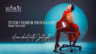STUDIO FASHION PHOTOGRAPHY WITH SPOTLIGHT | Behind The Scenes | The funniest model I've ever had