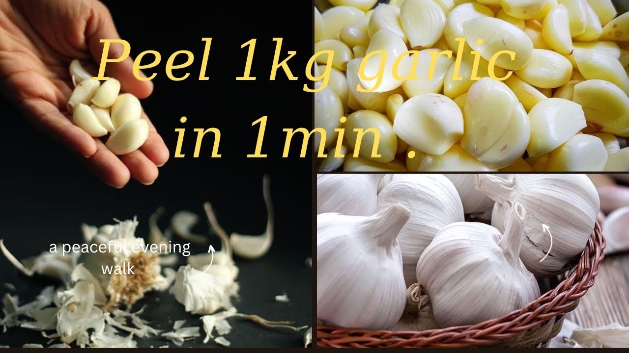 Easiest Way Of Garlic Peeling Fastest Way To Peel Garlic Garlic Easiest way of garlic peeling fastest way to peel garlic garlic