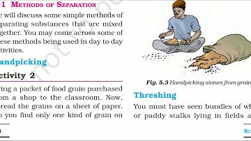 Class-6 NCERT Science Chapter-5 (Separation of Substances) in Hindi
