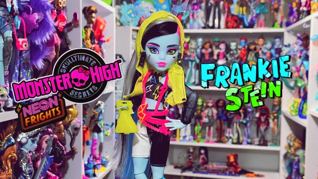 2023 Mattel Monster High Skulltimate NEON FRIGHTS FRANKIE STEIN