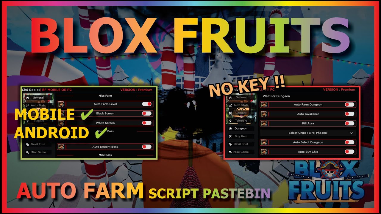 BLOX FRUITS Script Mobile UPDATE 19 AUTO FARM, FARM BOSS, RAIDS, MASTERY, NO KEYS, Real-Time  Video View Count