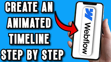 how to create an animated timeline in Webflow | Step by Step