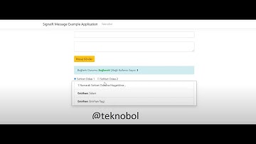 .Net Core | SignalR ile RealTime Online Chat Uygulaması