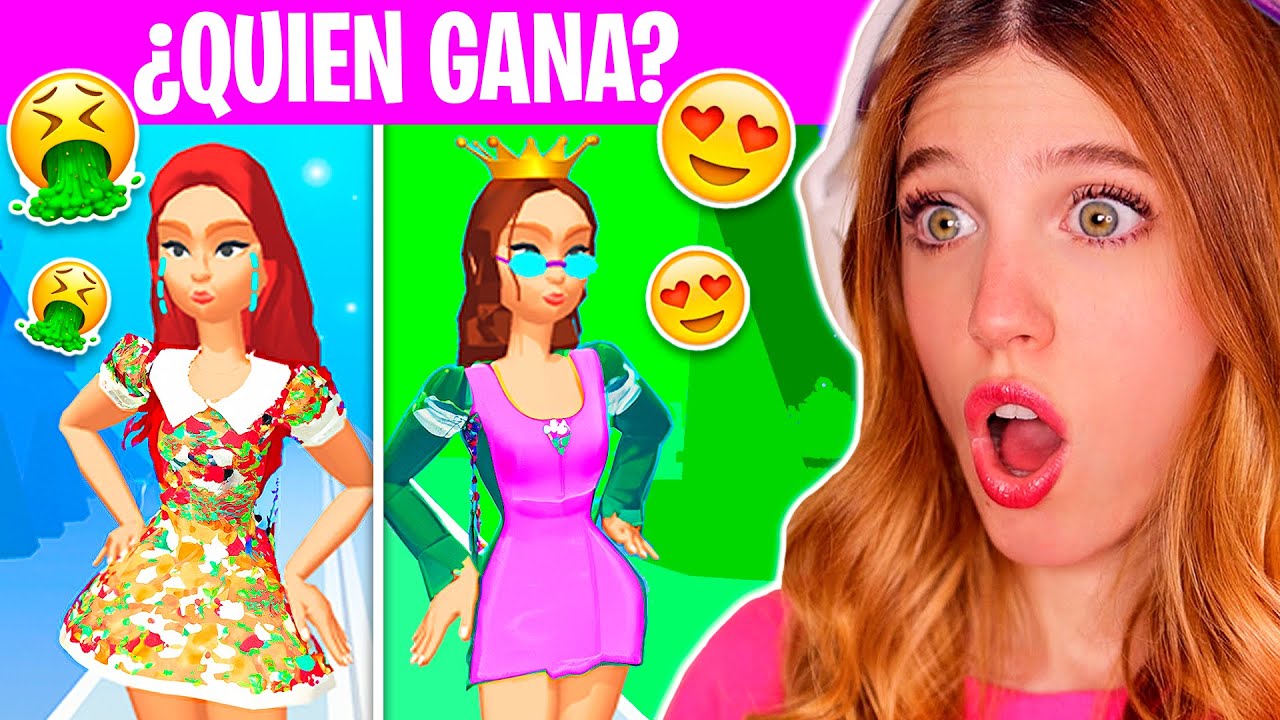 COMPETICIÓN DE *OUTFITS* DIFÍCIL!! #2 👗 Noob vs Pro vs Hack en Fashion Battle | Laia Oli Juegos