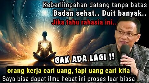 Jika tahu rahasia ini GAK ADA LAGI orang kerja cari uang, tapi UANG CARI KITA #syaifulkarim #dzikir 