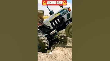 Eicher 485 stunt, power testing video #stunt #status #tochan #shortfeed  #automobile #viral #shorts