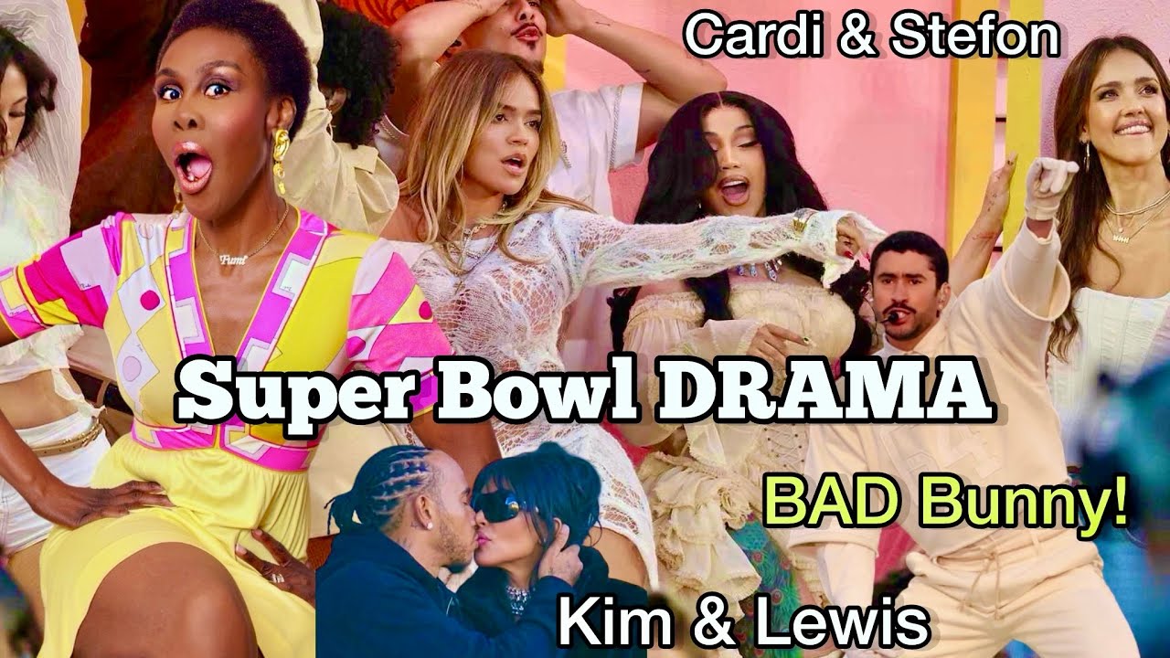 🏈 THE SUPER BOWL 2026 DRAMA CRAZZZZY! CARDI, KIM K, CONTROVERSY WITH BAD BUNNY! 🎶 IT WAS A LOT! 👀🍹🍿