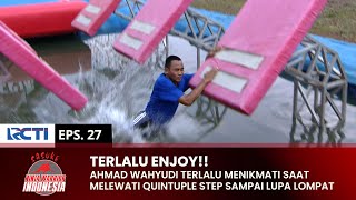 ENJOY BANGET!! Wahyudi Saking Menikmatinya Tiba-Tiba Jatuh | SASUKE NINJA WARRIOR INDONESIA | PART 2