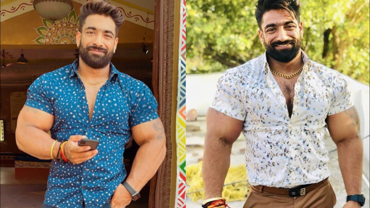 indian great bodybuilder with big biceps//we love muscle #gym #fyp # ...