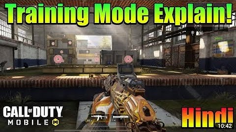 TRAINING MODE IN CALL OF DUTY MOBILE HINDI || where is practice mode in codm || by #realgaming60
