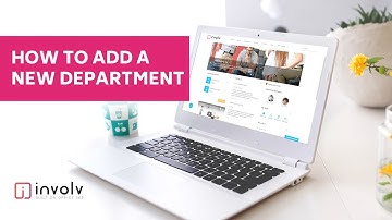 How to add a new department with Involv Intranet
